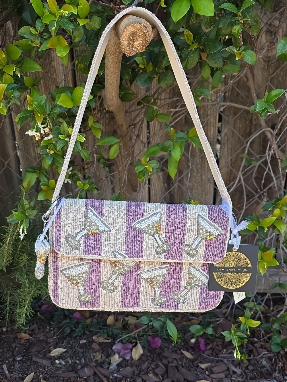 Margarita Beaded Shoulder Bag